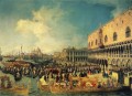 reception of the imperial ambassador at the doge s palace 1729 Canaletto